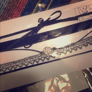Black Choker Set